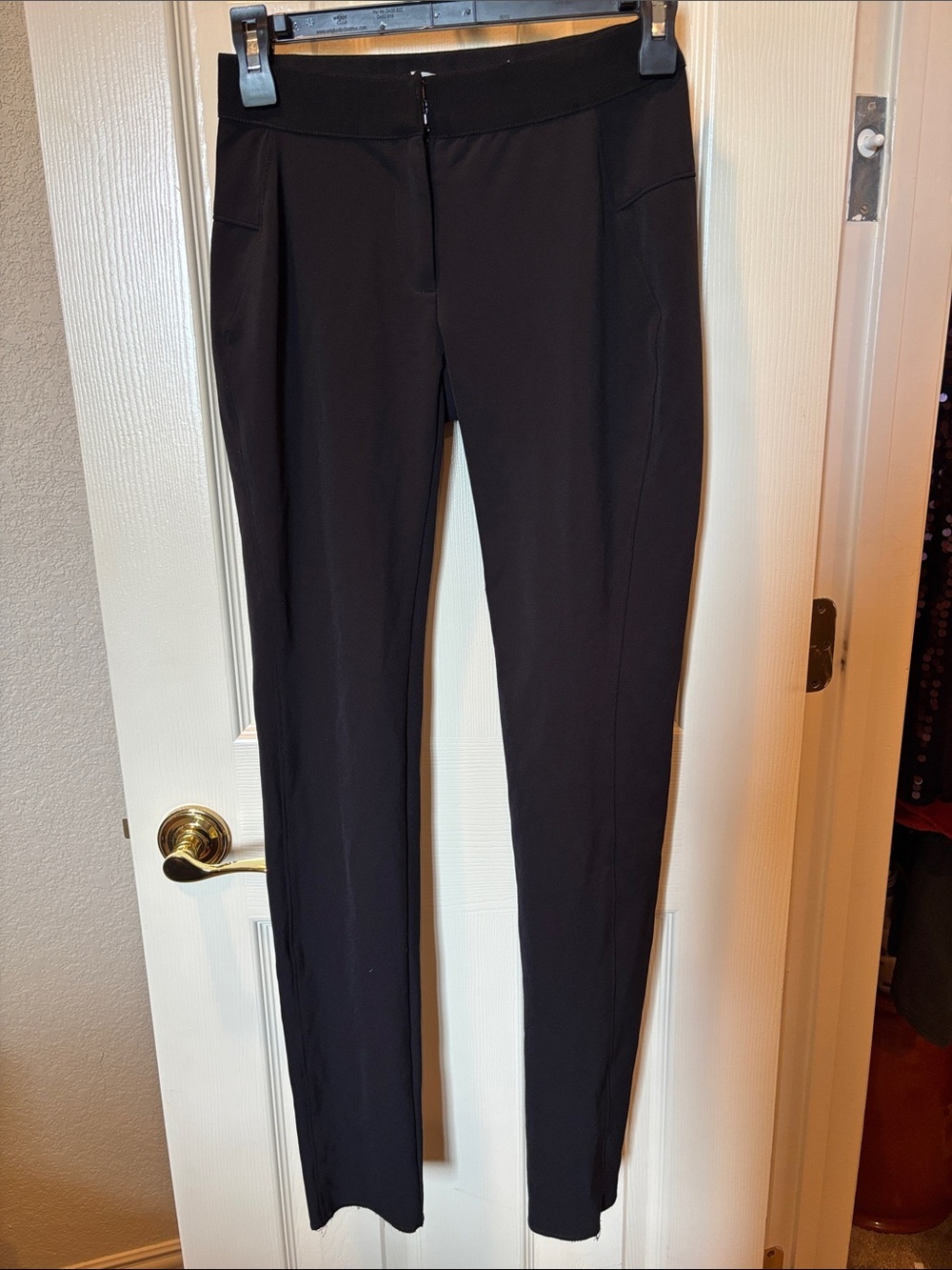 Veronica Beard Renzo Clean Waistband Pant Black size 0